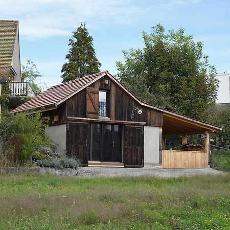 Tiny House Chez Claudine - Relaxen, Workspace, Naehe Thermen, Netflix, Free Parking & Wifi Brugg  Zewnętrze zdjęcie