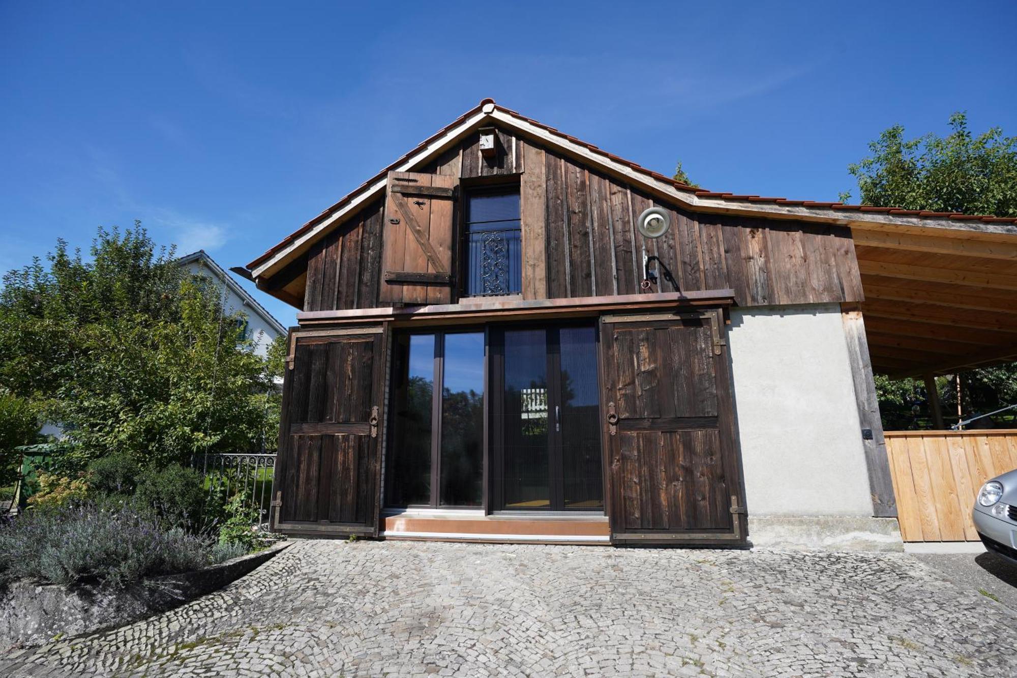Tiny House Chez Claudine - Relaxen, Workspace, Naehe Thermen, Netflix, Free Parking & Wifi Brugg  Zewnętrze zdjęcie