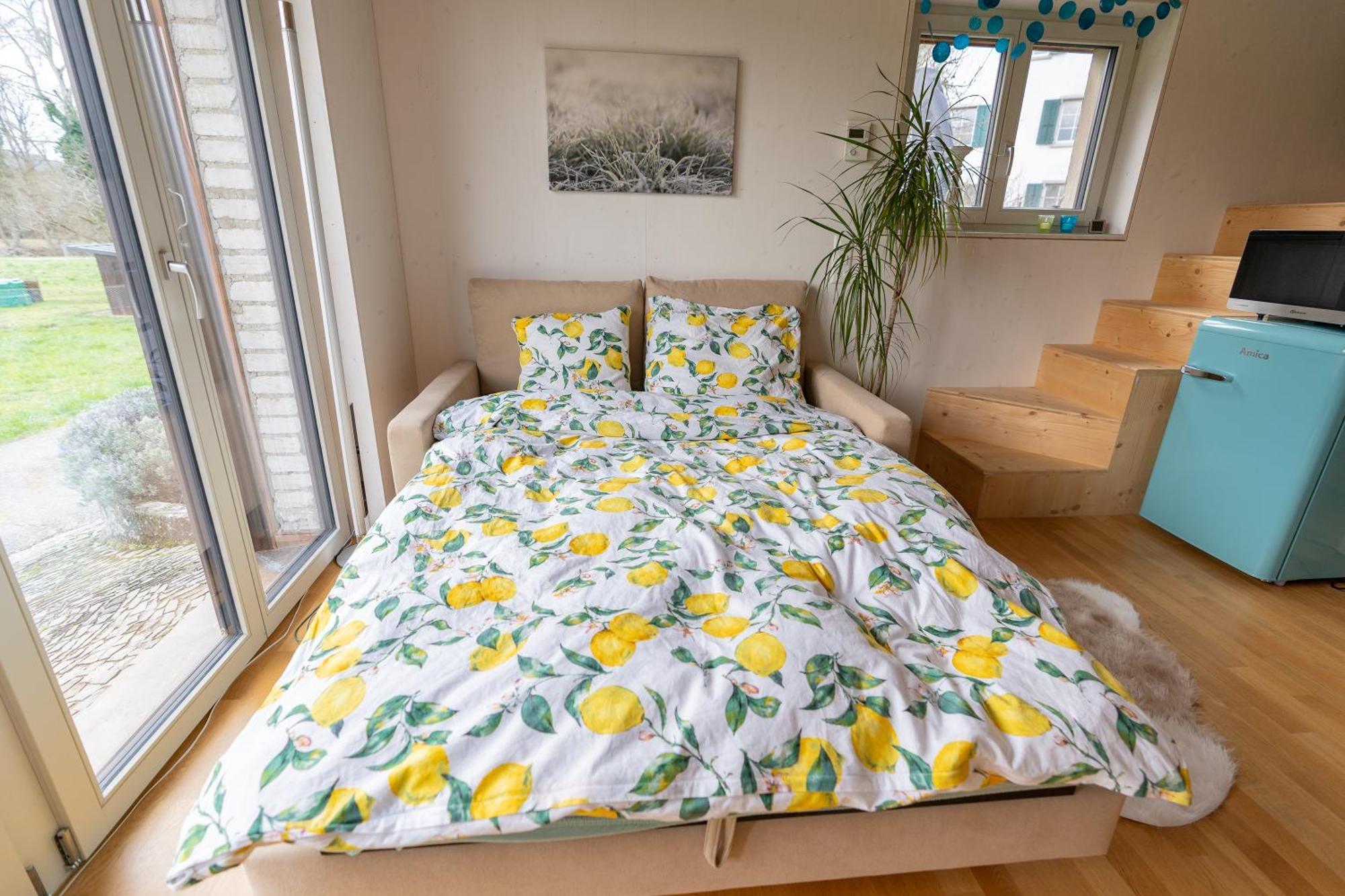 Tiny House Chez Claudine - Relaxen, Workspace, Naehe Thermen, Netflix, Free Parking & Wifi Brugg  Zewnętrze zdjęcie