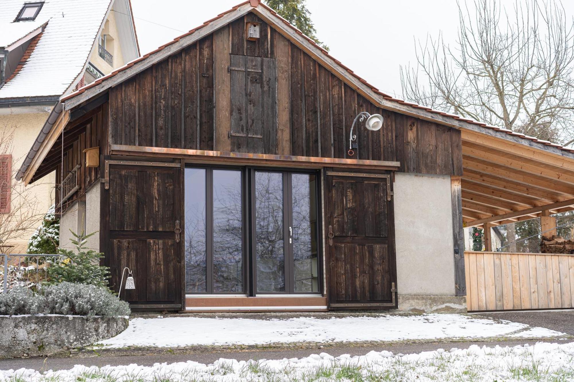 Tiny House Chez Claudine - Relaxen, Workspace, Naehe Thermen, Netflix, Free Parking & Wifi Brugg  Zewnętrze zdjęcie